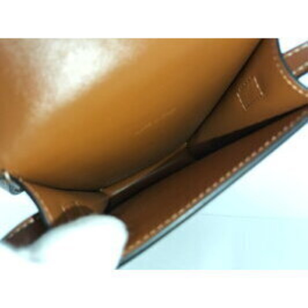 CELINE Vertical Sleeve Shoulder Bag Triomphe Leather Brown - Picture 9 of 9